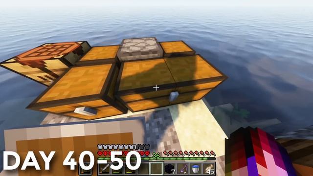 I Survived 100 Days On A DESERTED ISLAND In Minecraft Hardcore!