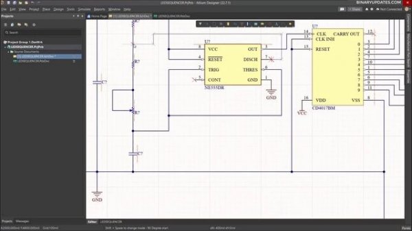 Altium Tutorial 1- Create PCB Project and Schematic Design