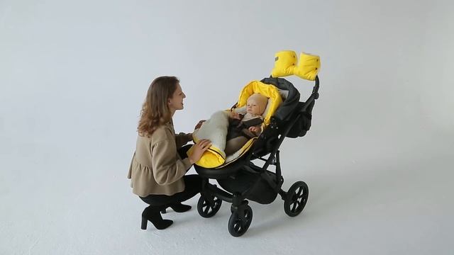 Зимний конверт в коляску AmaroBaby смотреть онлайн