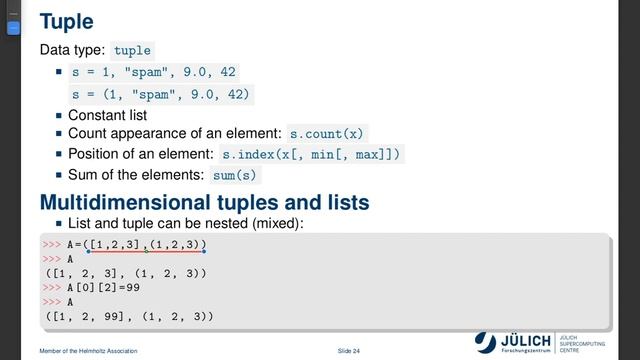 Lecture 53 Listing in Python Using Tuple смотреть онлайн