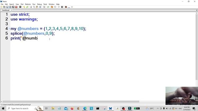 Perl Programming - Array Splice 2023 смотреть онлайн