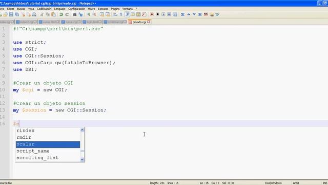 Tutorial CGI de Perl parte 5 - Crear sesiones con CGI::Session (Demo sistema login) смотреть онлайн