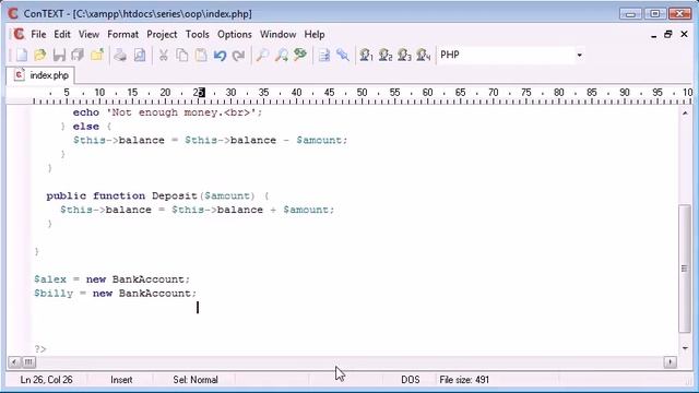 Beginner PHP Tutorial 196 - Multiple Instances of Classes смотреть онлайн