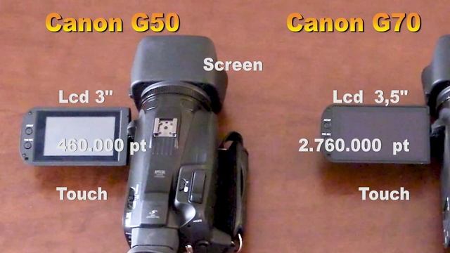 Comparazione Canon Legria HF G50 vs HF G70 смотреть онлайн