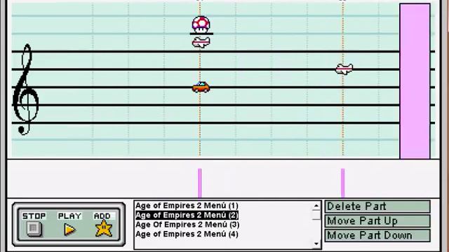 Age of Empires II: The Conquerors - Opening theme in Mario Paint смотреть онлайн