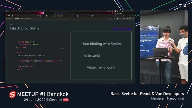 Basic Svelte for React & Vue Developers by Manassarn Manoonchai смотреть онлайн