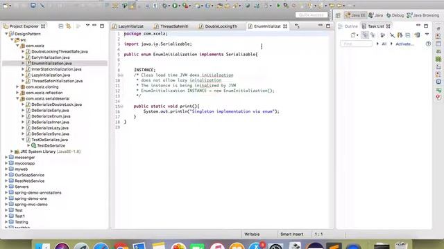 Serialization And DeSerialization in Singleton смотреть онлайн