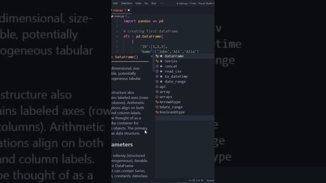 I Create Pandas Dataframes and merge them together with Pandas in 4sec using Python | #python #code смотреть онлайн