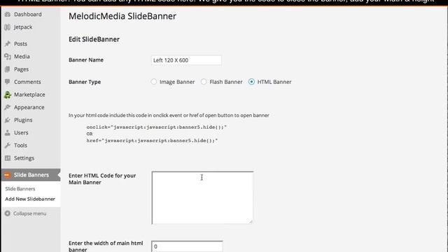 Slide Banners WordPress Plugin смотреть онлайн