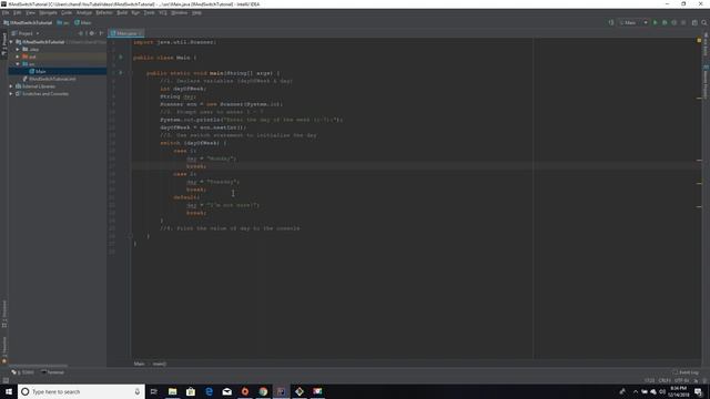 Java Tutorial #9: Switch-Case Statements смотреть онлайн