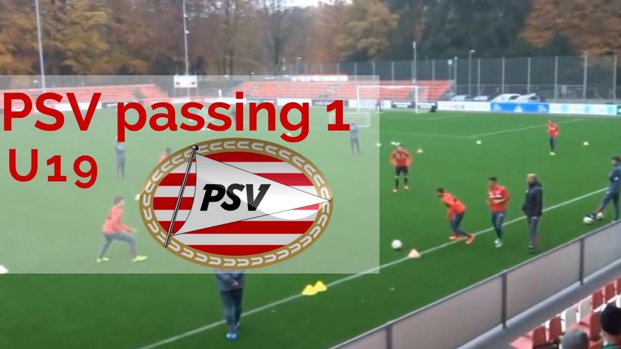 PSV Эйндховен U 19 Футбольное упражнение на улучшение навыков паса смотреть онлайн