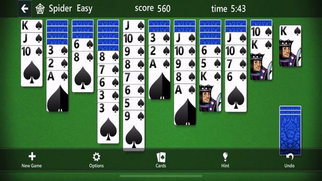 Spider Solitaire - HOW TO PLAY - Beginners Playing Solitaire Online and Card Games Solitaire Lesson смотреть онлайн