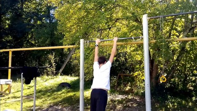 Простые трюки на турнике. Часть 3.