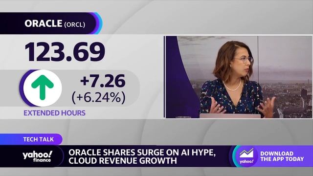 Oracle stock surges on AI hype, cloud revenue growth смотреть онлайн
