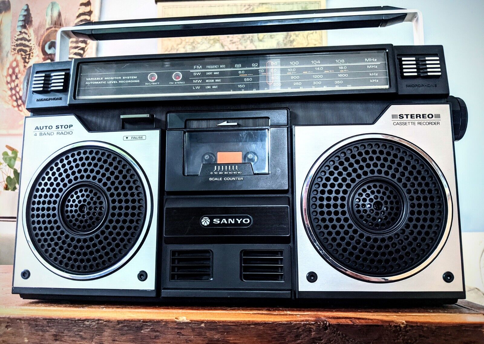 Sanyo M-4100LU Boombox Ghettoblaster-ЯПОНИЯ-70 Х