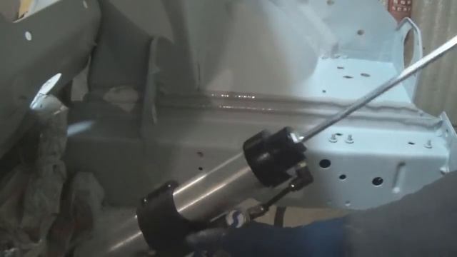 окрас горевшего подкапотного отсека