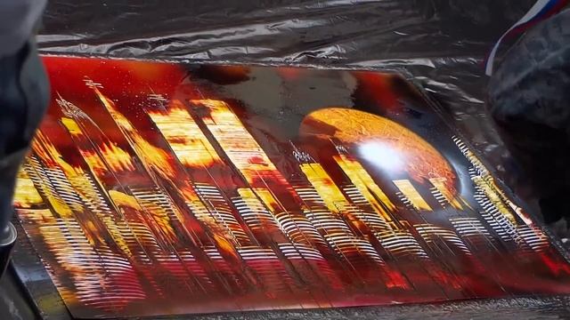 Скоростное рисование шедевра баллончиком смотреть онлайн