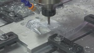 Тестовое изготовление детали из Д16Т, 4 мм за проход - станок ТМ20 0906