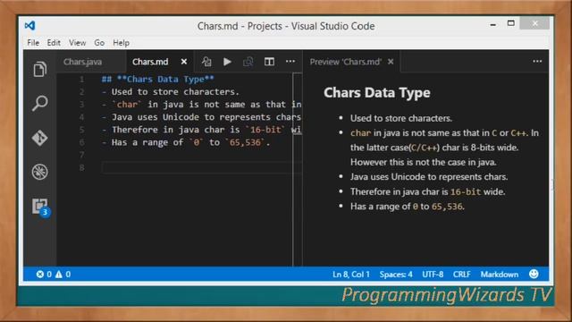 Java S1E7 : Data Types - Char смотреть онлайн