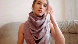 Как красиво завязать шарф⁄палантин   5 способов ¦ AlenaTravkova