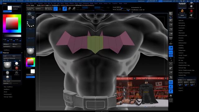 BatMetal 3D - MakingOf (speed Sculpting)
