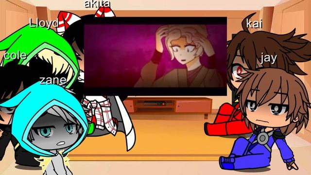 Ninjas including Akita react to a meme of Lloyd смотреть онлайн