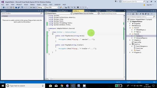 Real Time Adapter Pattern C# or JAVA смотреть онлайн