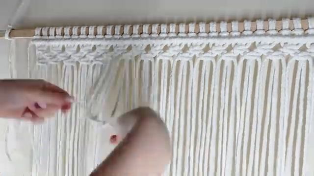 Прямоугольное панно макраме_[360p]