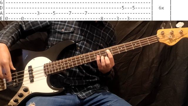 Seven Mary Three - Water's Edge Bass Cover (Tabs)