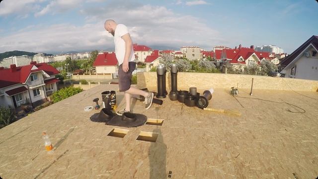 Вентиляция. Выходы на кровлю и аэраторы. смотреть онлайн