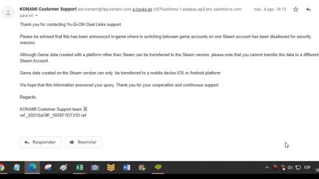 Yugioh Duel Link Error de transferir datos "Este juego ya se ha enlazado a otra cuenta de Steam" смотреть онлайн