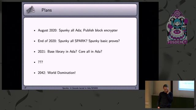 Spunky - ядро Genode в Ada-SPARK