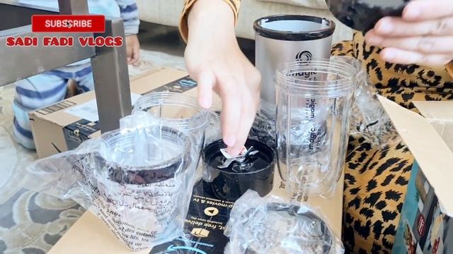 Unboxing Magic Bullet high speed blender mixer grinder - ease and convenience | Sadi Fadi Vlogs смотреть онлайн
