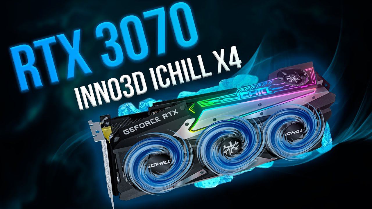 Обзор видеокарты Nvidia Geforce INNO3D RTX 3070 Ichill X4. Разборка, температурный тест смотреть онлайн