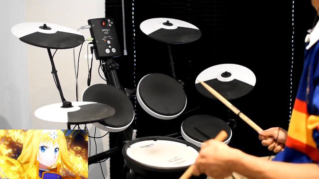 Sword Art Online: Alicization OP 2 Full -【RESISTER】by ASCA - Drum Cover смотреть онлайн