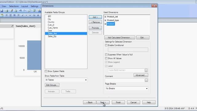 Qlikview Basic Tutorial - Create Dashboard - Free Training Part-1-of-40 смотреть онлайн
