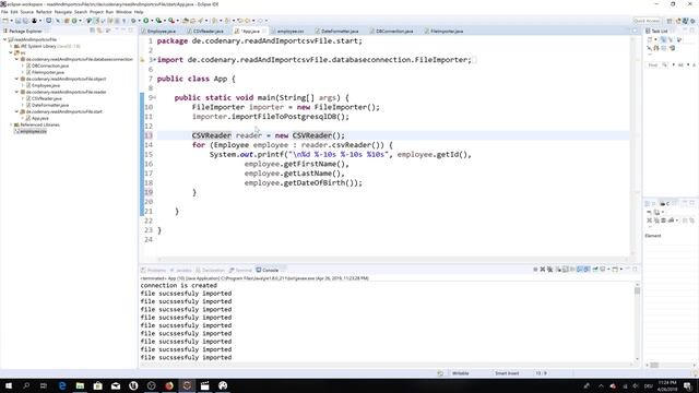 oop csv java project part #11 смотреть онлайн