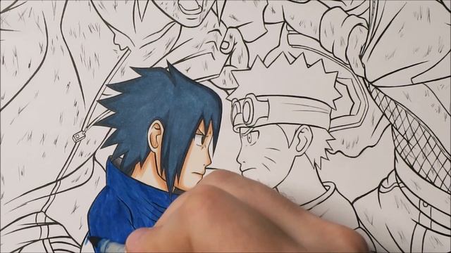 Drawing Naruto VS Sasuke The Final Battle - Naruto Shippuden смотреть онлайн