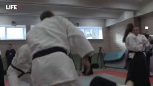 Стивен Сигал даёт мастер-класс по айкидо в Москве. II Будо Фестиваль, 2019 г.