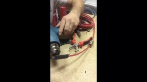 Сборка греющего кабеля внутрь трубы (обогрев трубопровода)