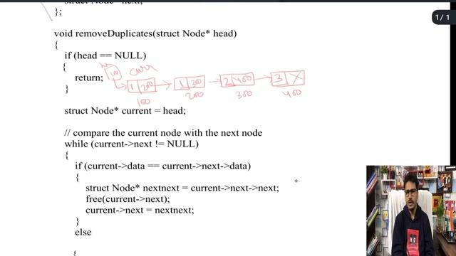 Remove Duplicates from a Sorted Linked List | Placement Preparation смотреть онлайн