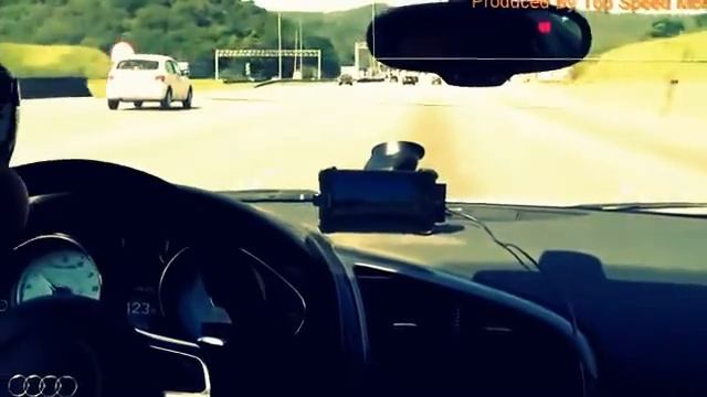 Audi R8 vs Kawasaki Ninja ZX10R vs Suzuki GSXR1000 Top Speed Motor on Street New - HD смотреть онлайн