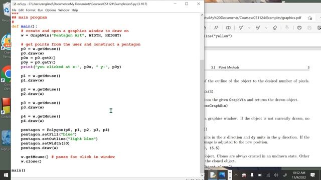CS 1124 058.2: Python Hex Color Demo смотреть онлайн