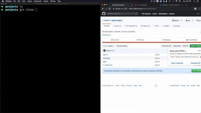 # 4 Clone a remote repo (git clone) смотреть онлайн