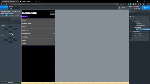 Create a custom WordPress Mobile Menu - Include images, products, forms, video's. Oxygen & OxyExtra смотреть онлайн