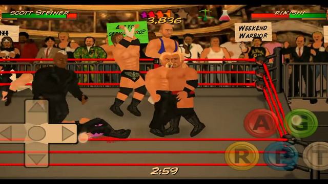 andre the giant battle royal wrestlemania 2003-wrestling revolution 2D