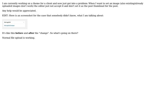 Wordpress: Post thumbnail is not shown in wp-admin смотреть онлайн