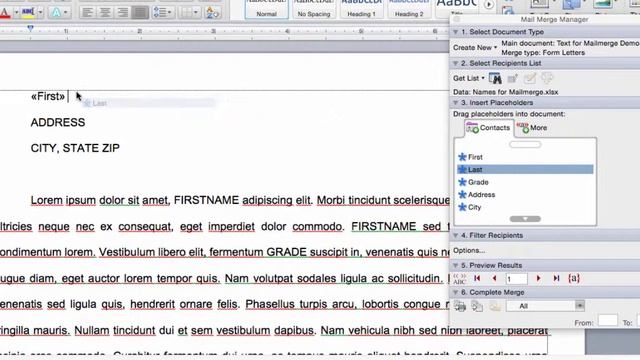 Mailmerge Word for Mac смотреть онлайн