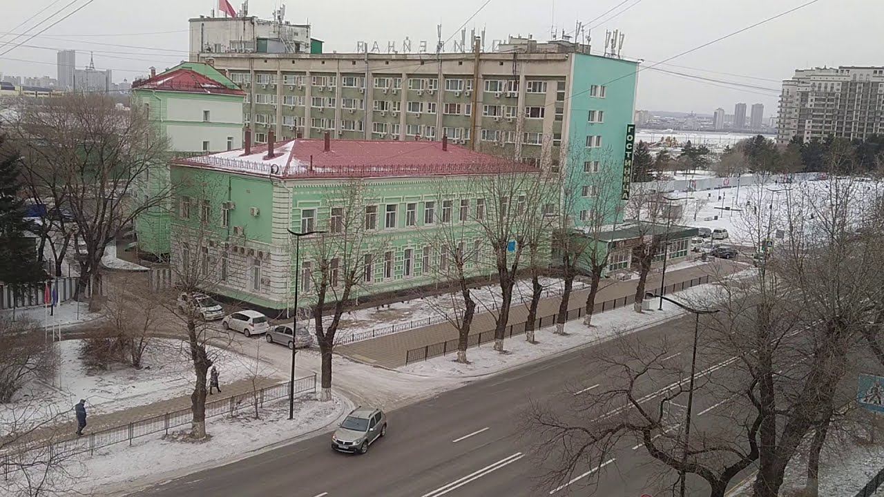 Благовещенск, вид из дома Ленина 123 смотреть онлайн