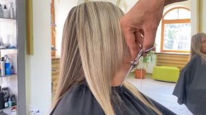 Стрижка каскад на длинные волосы | Женские стрижки | Владимир Кордюк